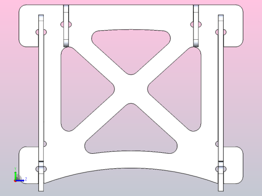 胶合板工作台1左视缩略图