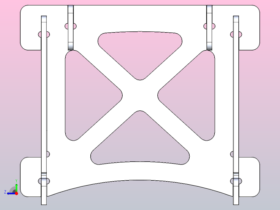 胶合板工作台1右视图
