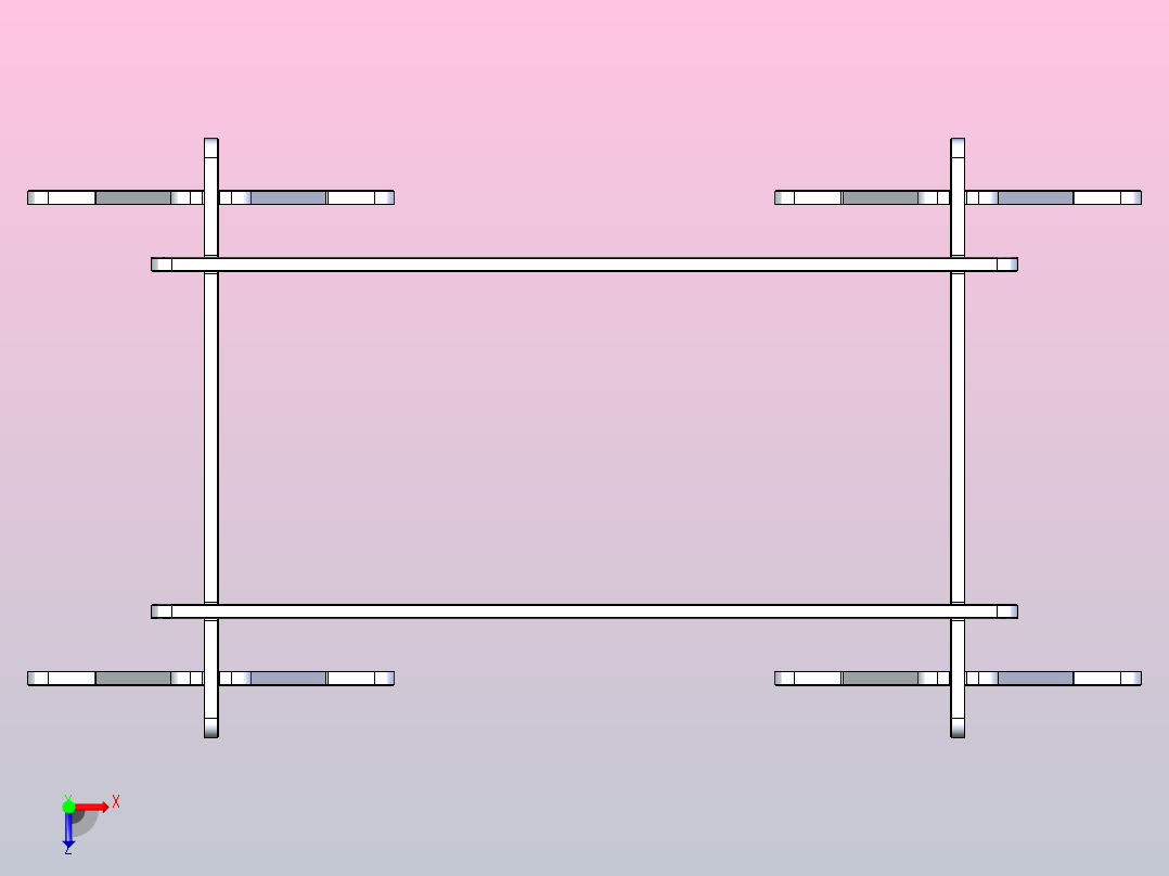 胶合板工作台1俯视图