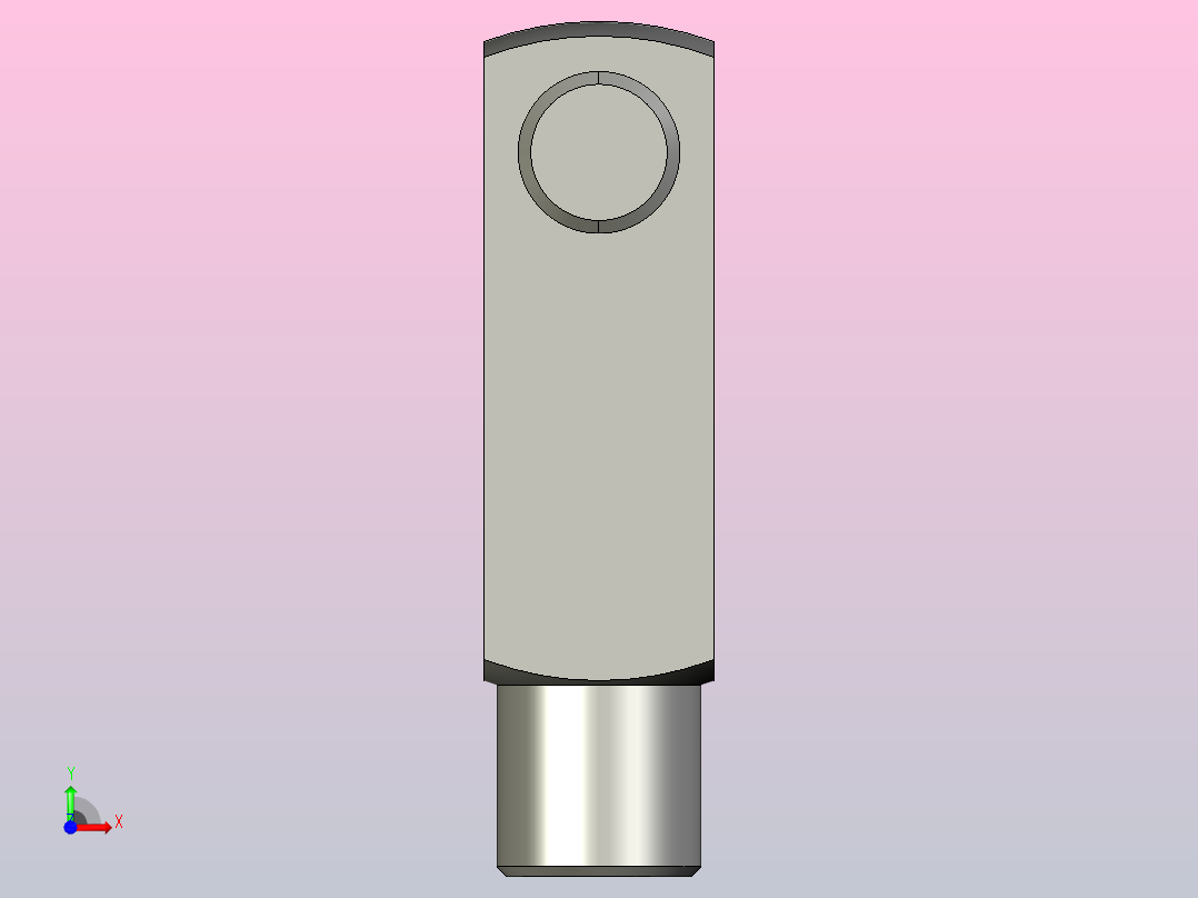 GN 751-ST 叉形接头[GN_751-14-56-M14-KL]前视图