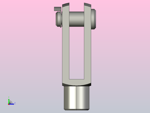 GN 751-ST 叉形接头[GN_751-14-56-M14-KL]左视缩略图