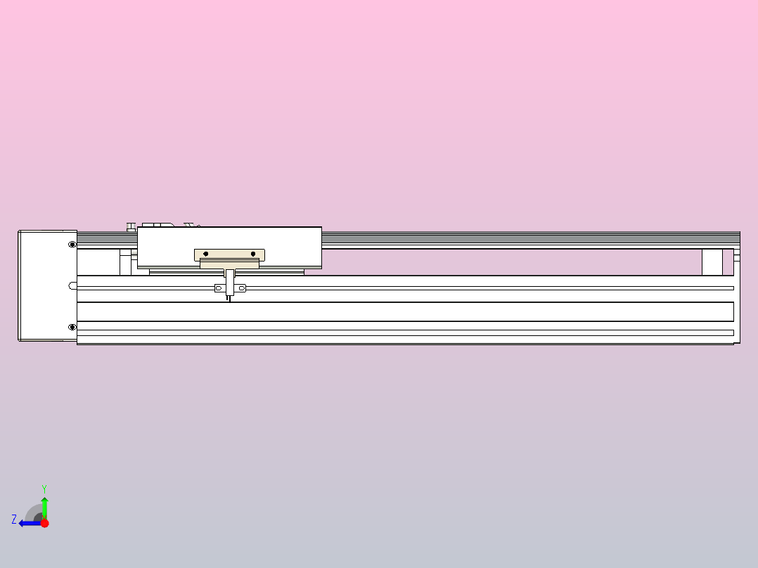 日规模组半封闭丝杆TPA-HNR-175D-2510C-L300-ML-C-P75-N3右视图