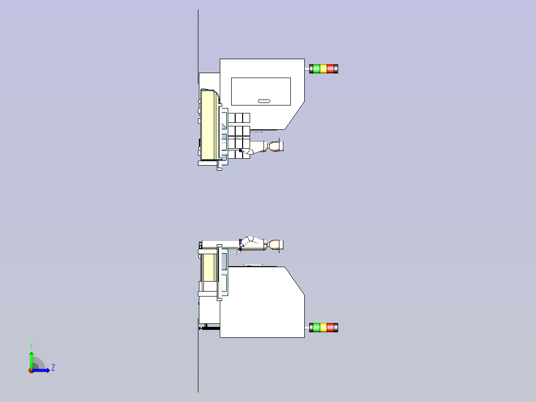 简易FMS模型左视图