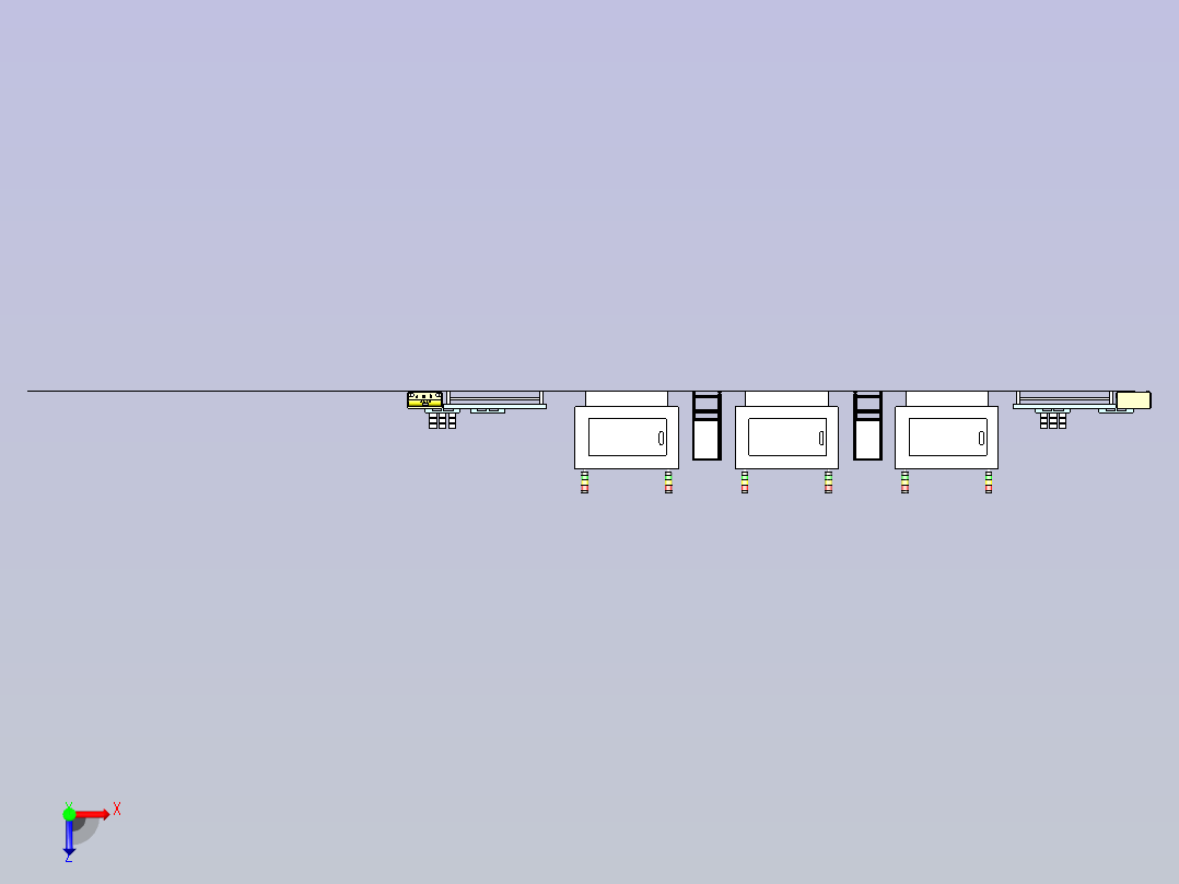 简易FMS模型俯视图
