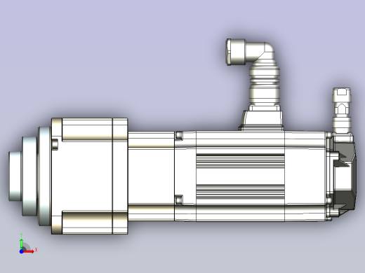 JSCC精研伺服减速电机 130mhf10前视缩略图