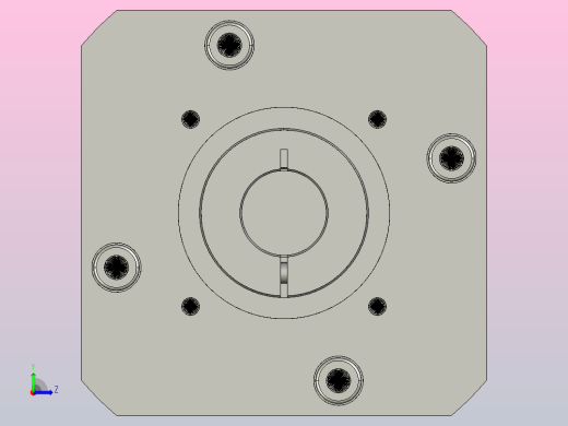 间隙减速器gearbox_gbx120005k_gbk_120_070_3_f左视缩略图