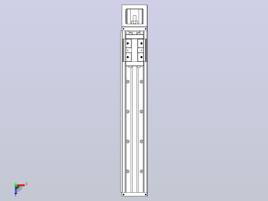钢基模组TPA-KSR-8610C-540A1-M-F0S0俯视图