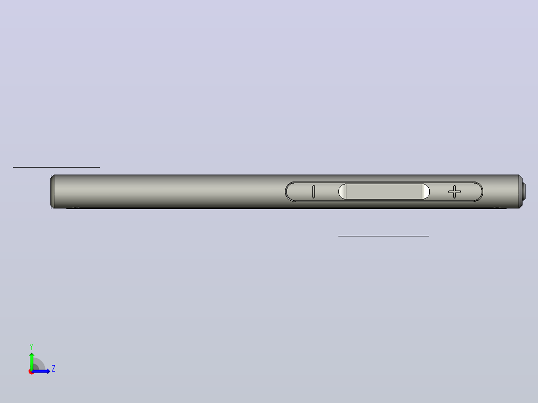 音乐播放器模型左视图