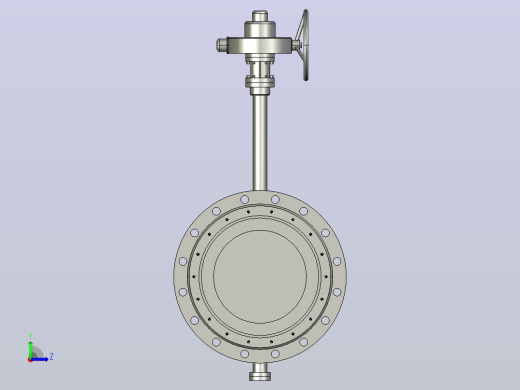 Dt943H(F)-10C.P.R.V-B[DN400]阀，截止阀，风阀，蝶阀左视缩略图