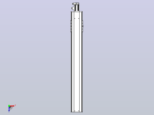日规模组半封闭丝杆TPA-HNR-220D-3210C-L1450-M-Y-P1K-N3俯视缩略图