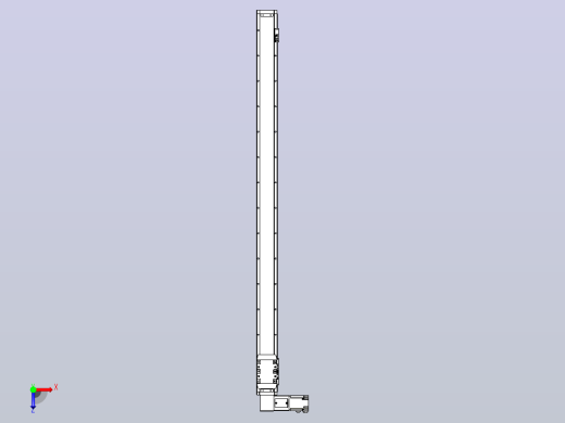 机器人皮带驱动直线轴TPA-GCB-80-P60-L1300-DL-M20-N3俯视缩略图