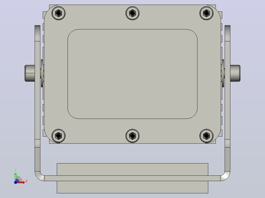 30瓦LED工作灯条-铝外壳- IP67 -耳轴安装支架- 9-64V DC防爆前视图