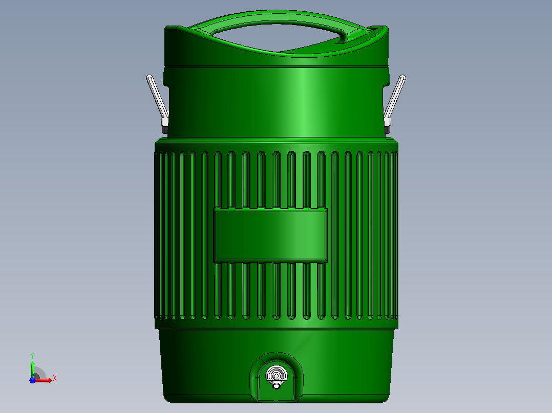 保温桶饮水机前视图