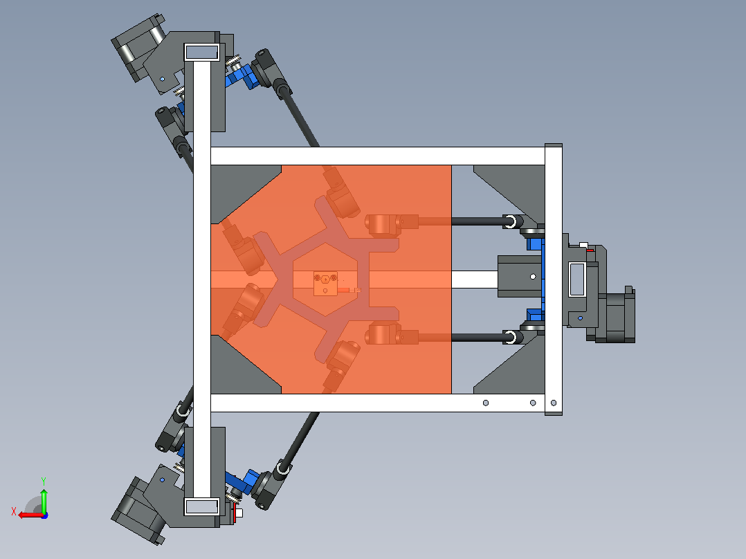 Alu-Frame 3D打印机后视图