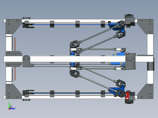 Alu-Frame 3D打印机左视缩略图