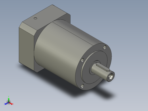 间隙减速器gearbox_gbx120003k_gbk_120_100_3_f