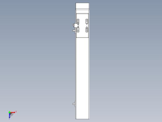 MTH6M标准螺杆滑台[MTH6M-L#-350-BM-57M-C3]俯视缩略图