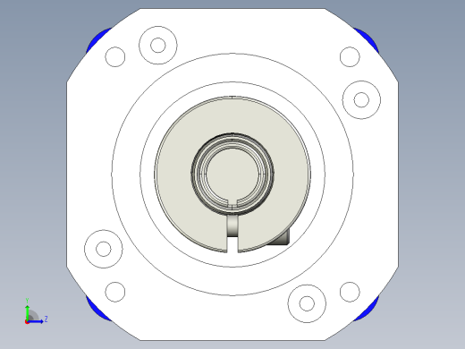 g2300-sp060s-mf1-i-1c1-am312x倍福 AG2300 带输出轴的高端行星齿轮减速机(1)左视缩略图