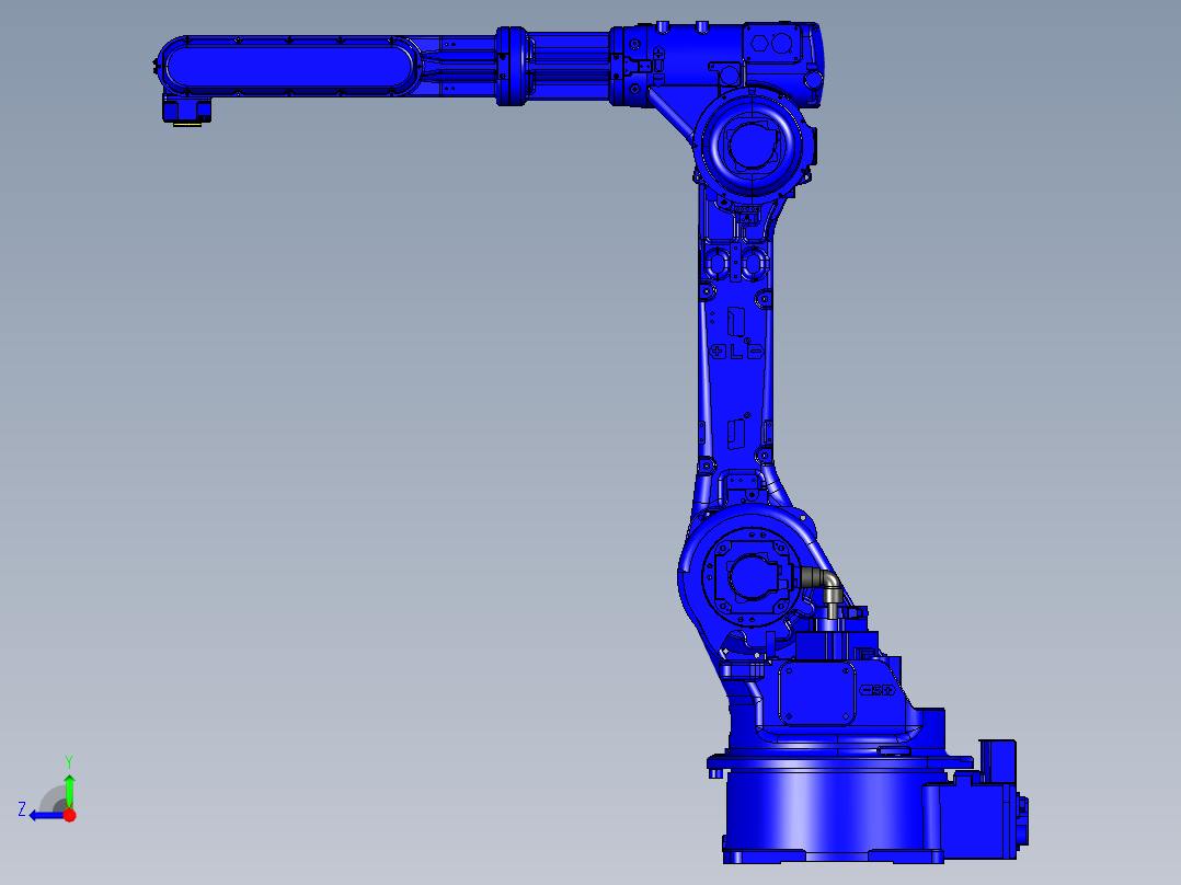 安川工业机器人 HP20D-6右视图