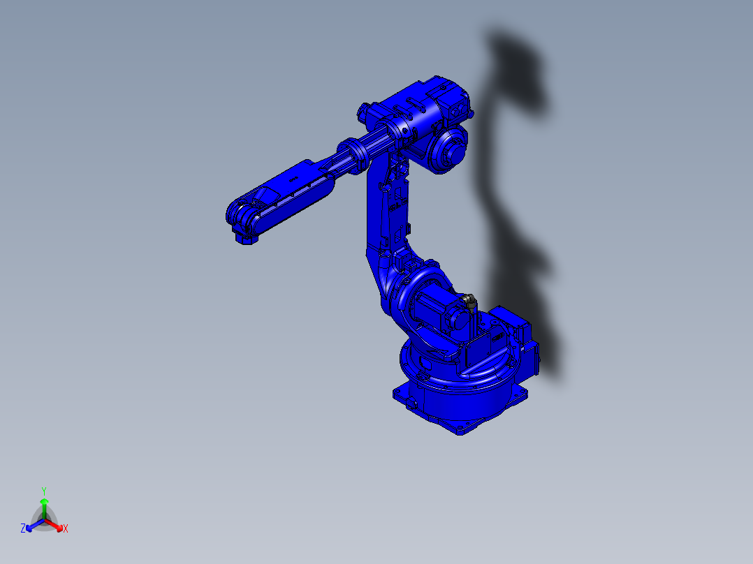 安川工业机器人 HP20D-6正等轴测图