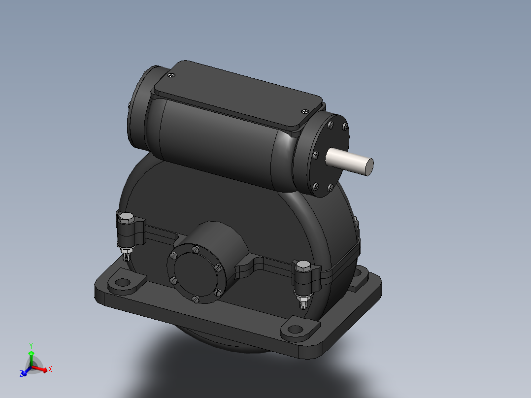 Modelado蜗轮蜗杆模型