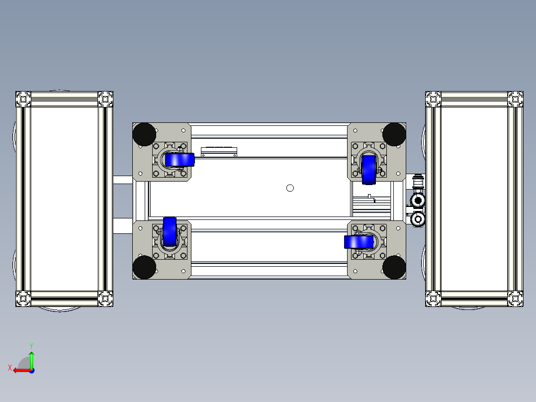 自动供料系统后视图