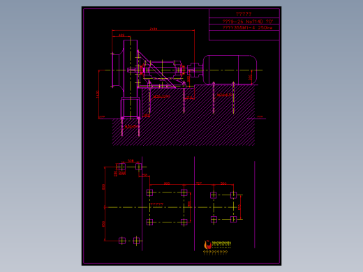 9-26 N014DY355基础施工图
