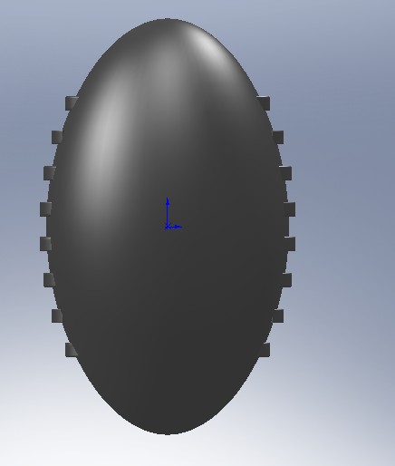 橄榄球3D模型