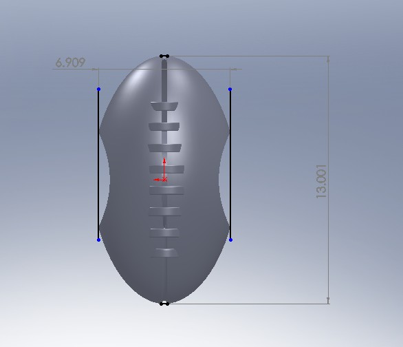 橄榄球3D模型
