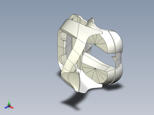 8米碳纤维越野房车驾驶舱基础数模