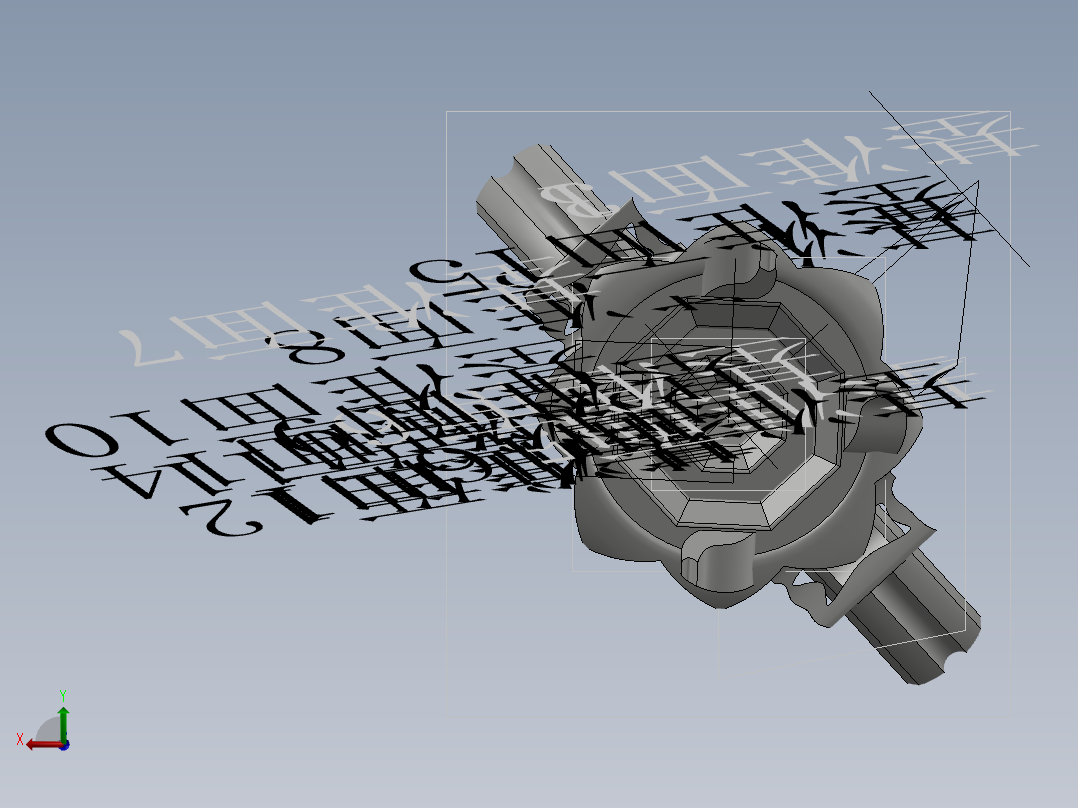 钻戒（钻石戒指）后视图