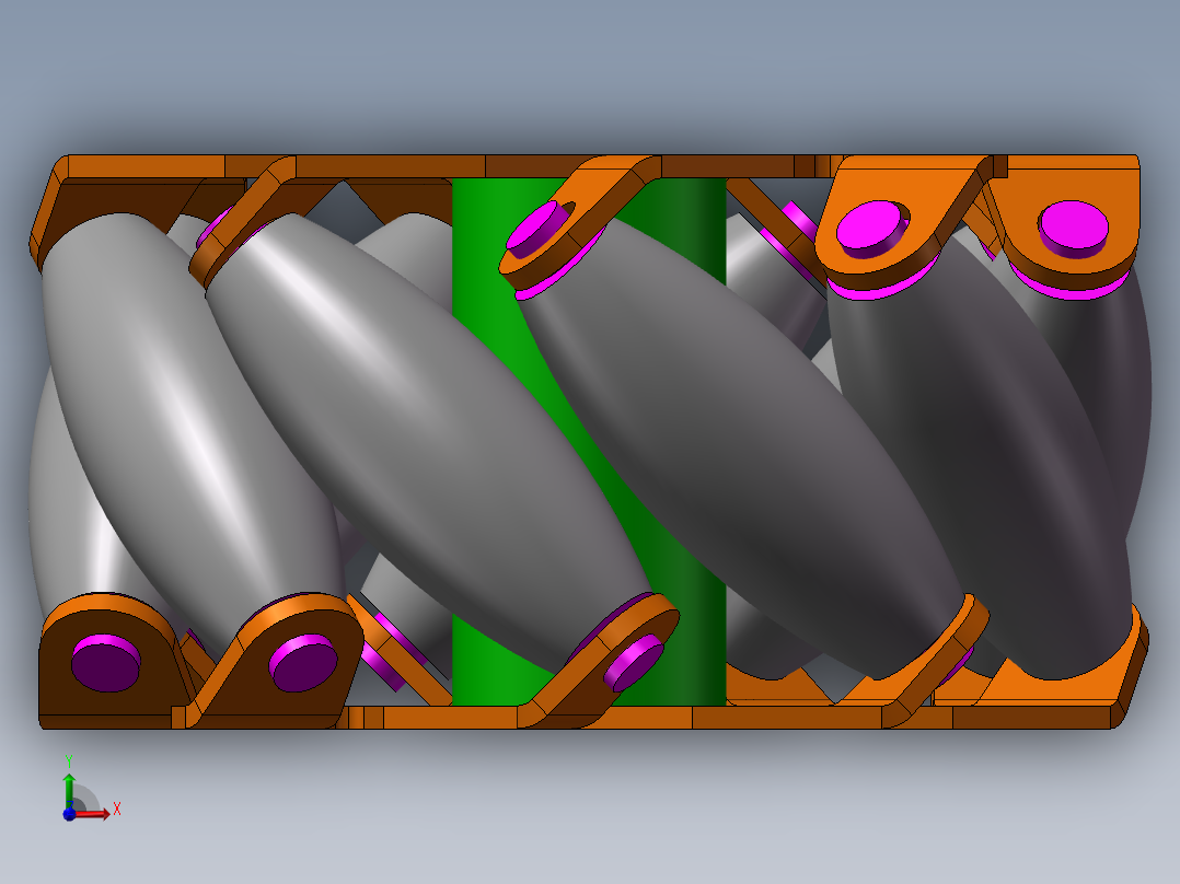 麦克纳姆轮前视图