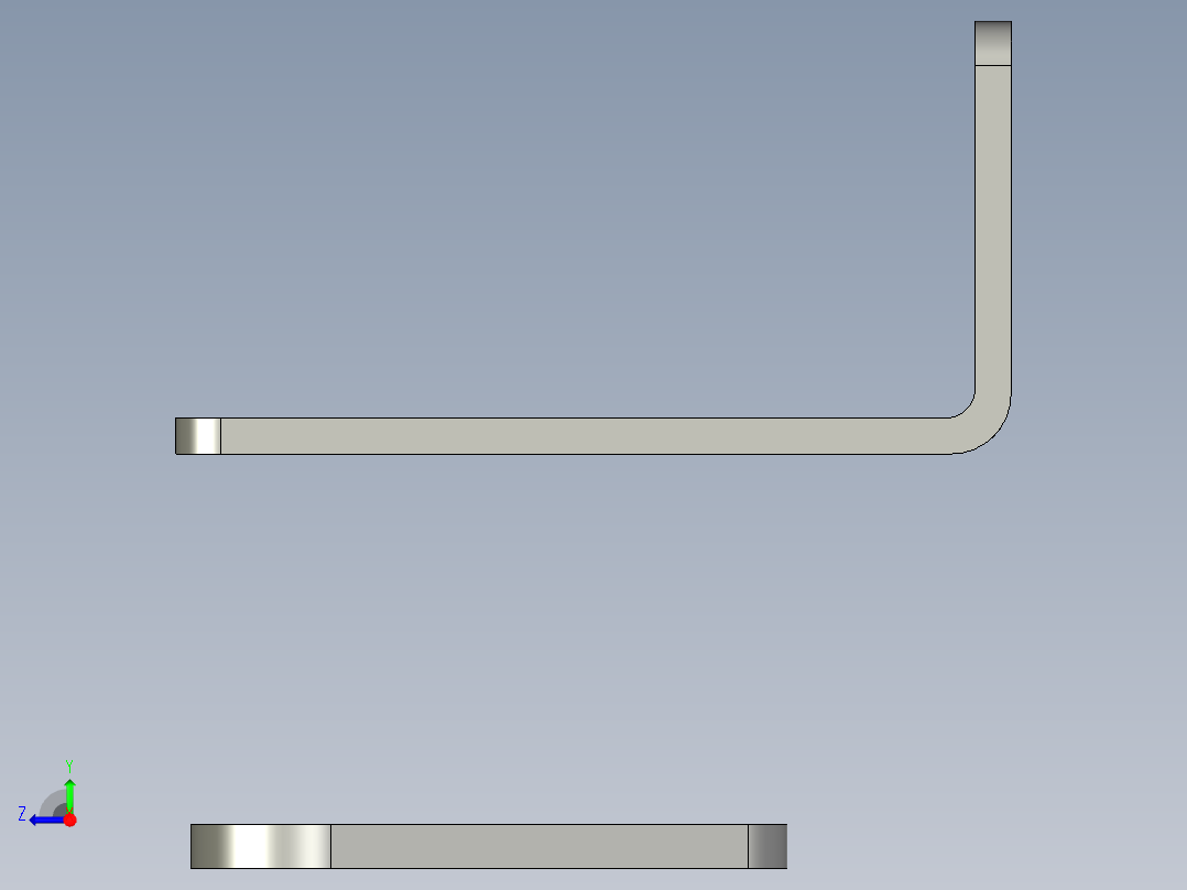基恩士LV-H41bracket_kc图纸模型右视图