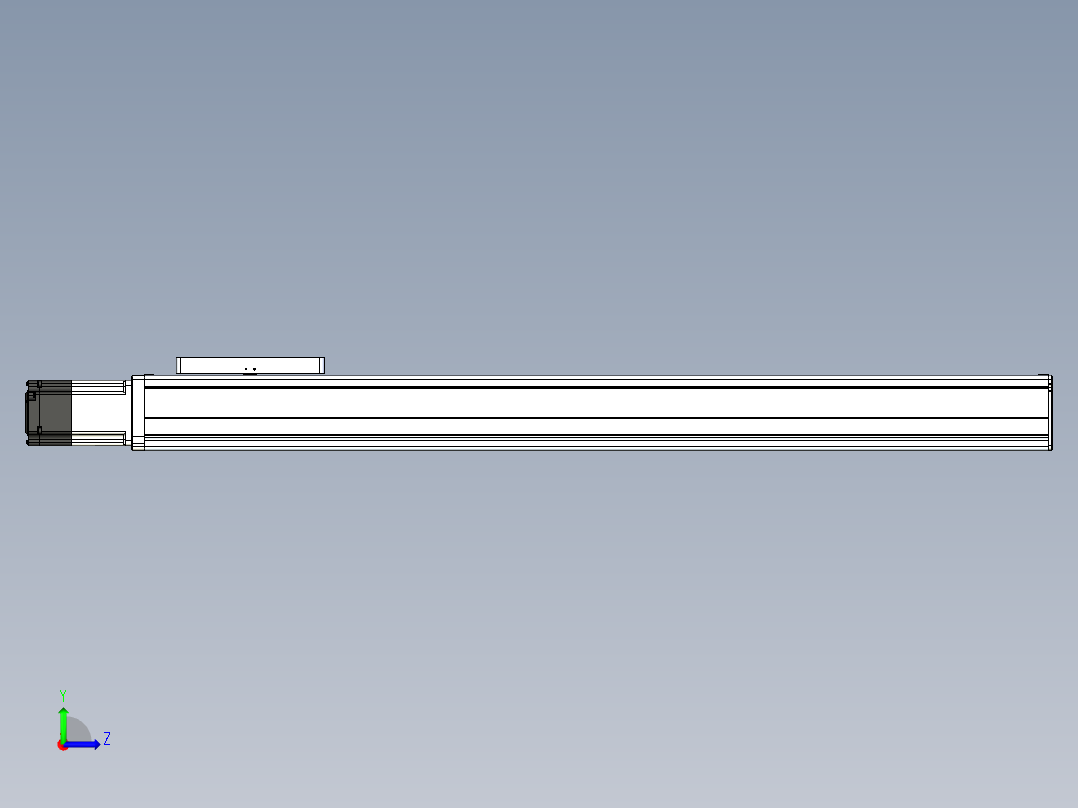 丝杠滑台-全封闭-EC17-Lx-C-S850-BC-P75-D3左视图