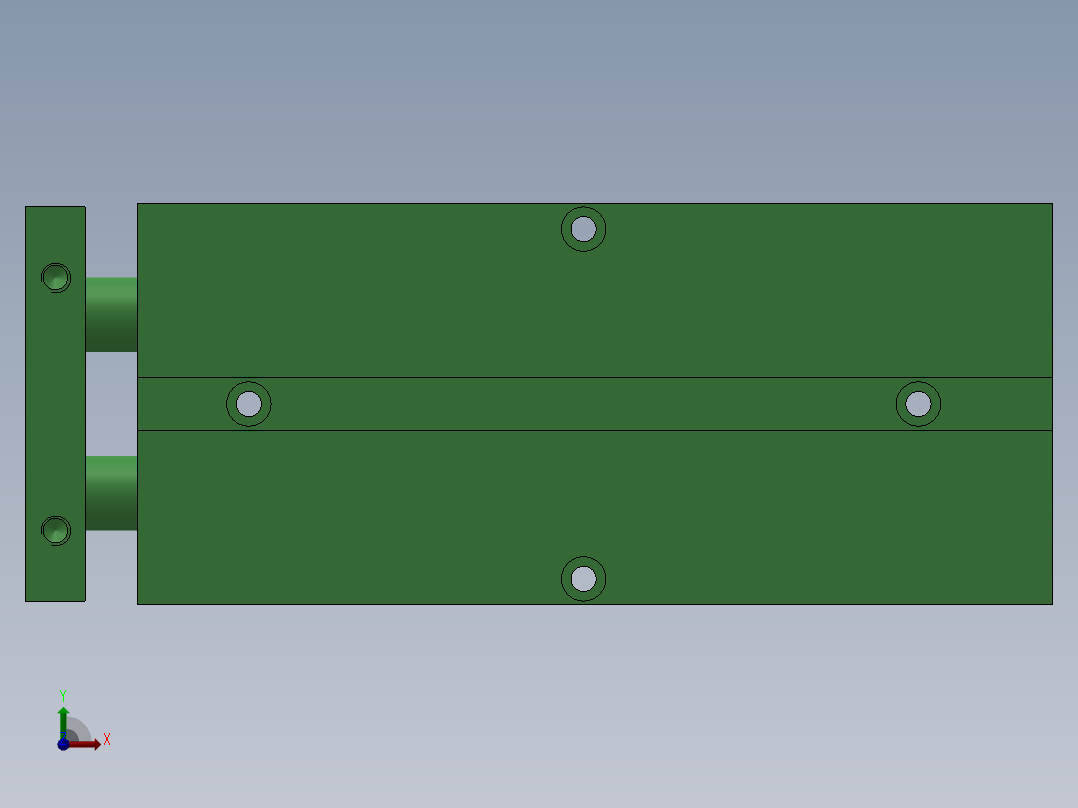 双轴气缸 TN16×70-S