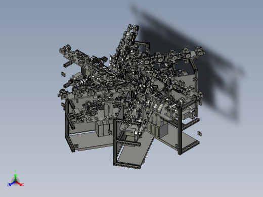 密封条自动锯切设备正等轴测缩略图