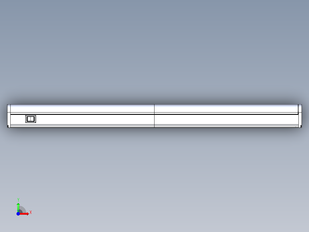 型材-KJN LED LIGHT STRIP 570MM WLB32ZC570PBQM前视图