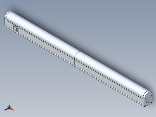 型材-KJN LED LIGHT STRIP 570MM WLB32ZC570PBQM正等轴测缩略图