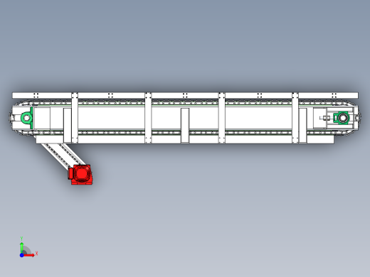 碳钢链板传送带前视缩略图