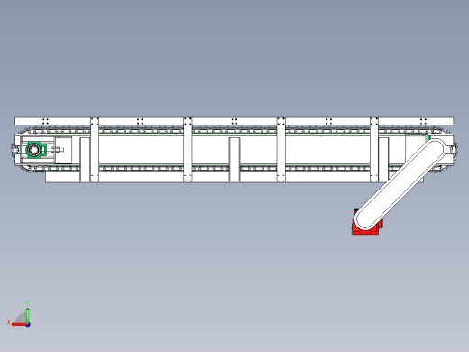 碳钢链板传送带后视缩略图