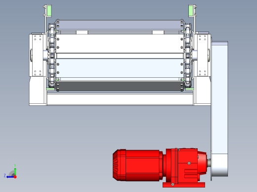 碳钢链板传送带右视缩略图