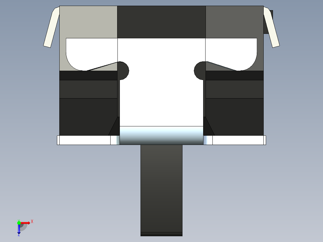 1VR型探测器开关俯视图