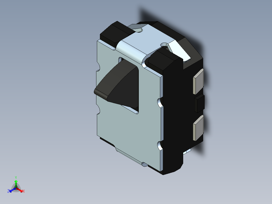 1VR型探测器开关正等轴测图