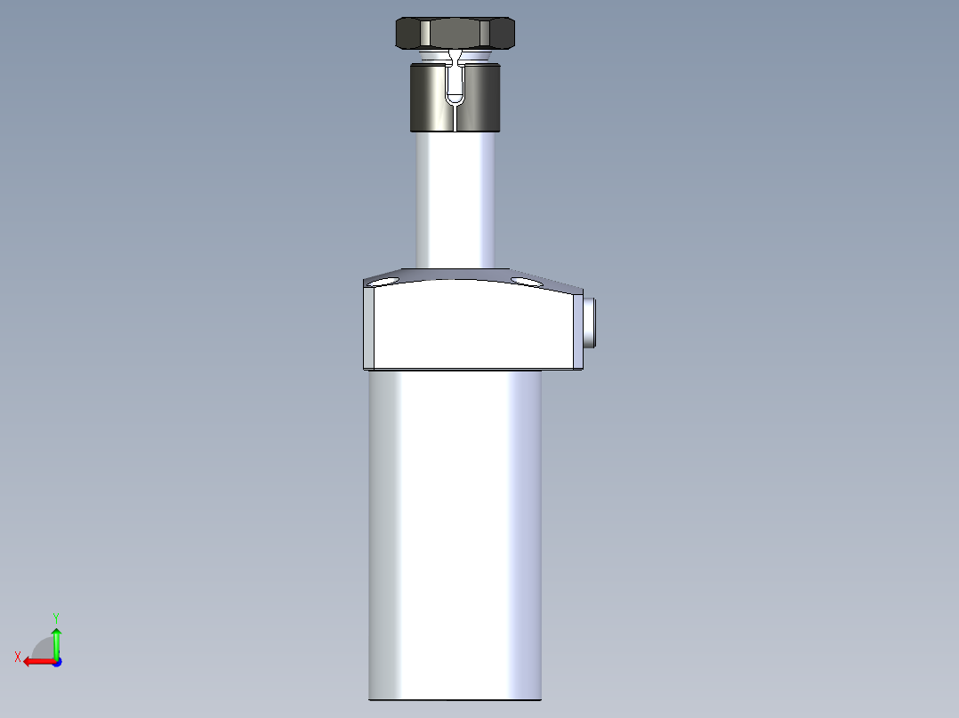 KOSMEKLHA0480-CL-Q25_R01多系列多零件图纸模型后视图