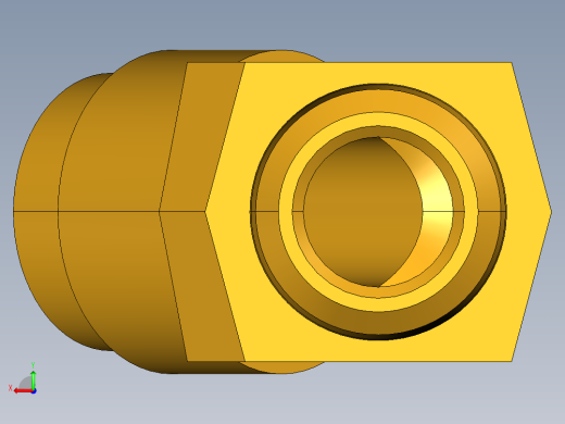 扩口式工业通用硬管接头45Deg Elbow 159F-10-6后视缩略图