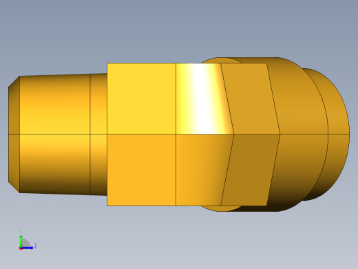 扩口式工业通用硬管接头45Deg Elbow 159F-10-6左视缩略图