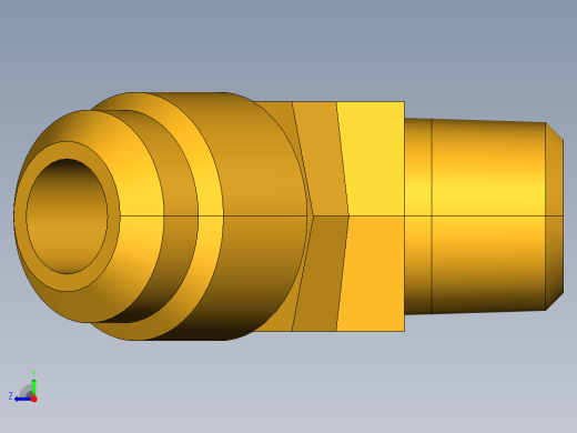 扩口式工业通用硬管接头45Deg Elbow 159F-10-6右视缩略图
