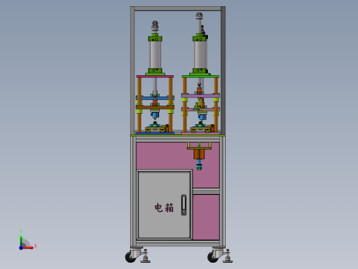 汽车油泵盖组装机sw18可编辑前视缩略图