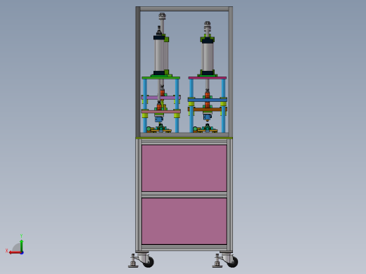 汽车油泵盖组装机sw18可编辑后视缩略图