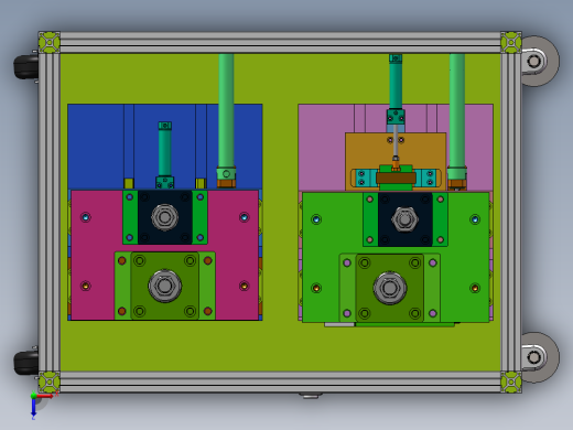 汽车油泵盖组装机sw18可编辑俯视缩略图